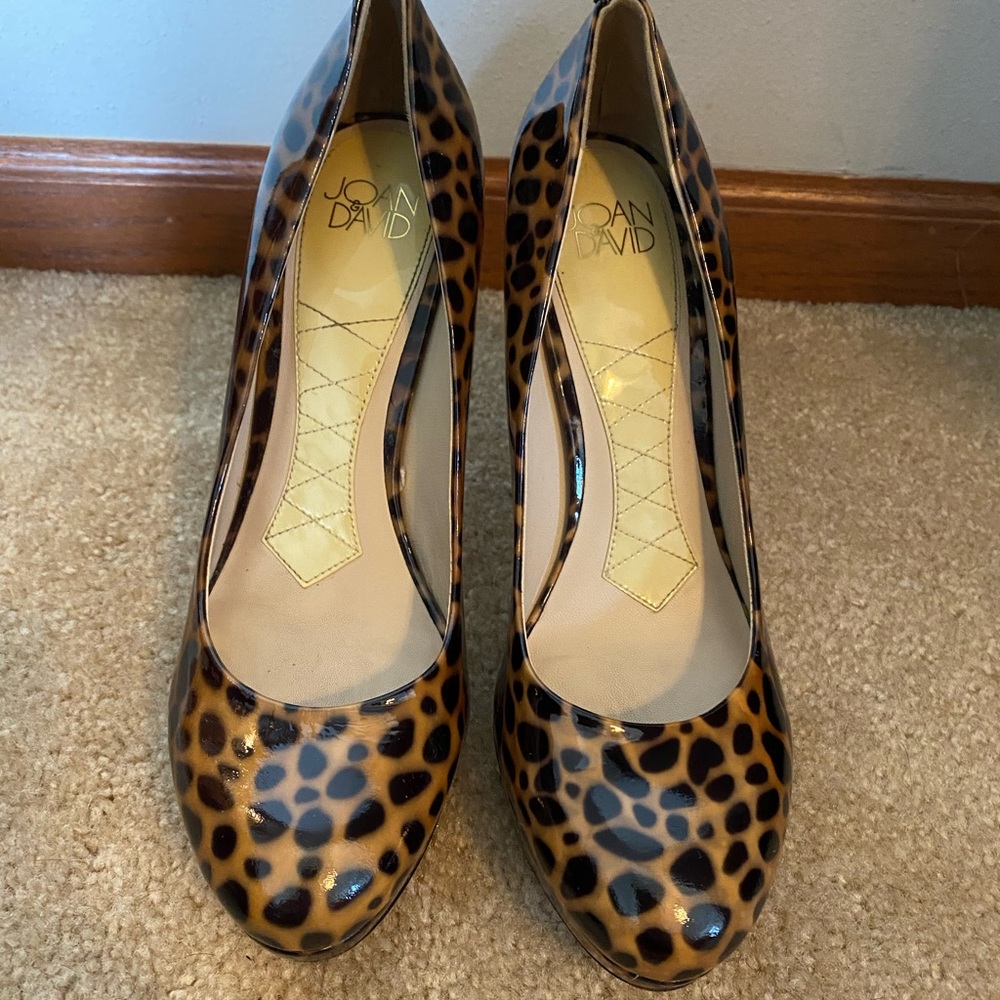 Joan & David Leopard Heels